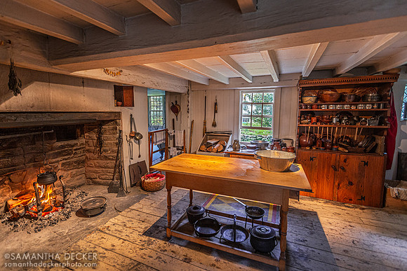 Buckingham-Hall House Kitchen, Mystic Seaport
