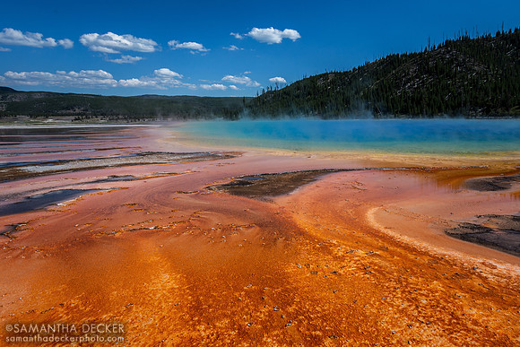 Grand Prismatic Spring, Yellowstone National Park, Wyoming, 2013