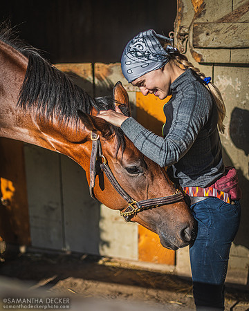 Valellujah and jockey Jackie Davis, 2021