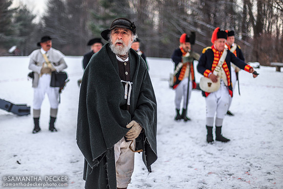 Ranger Joe Craig Addresses the Crowd at Saratoga Battlefield, 2015