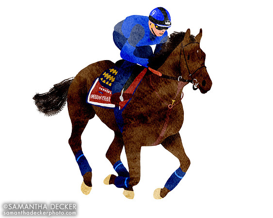 American Pharoah at Saratoga
