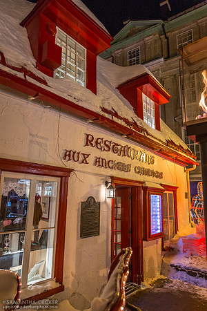 Restaurant Aux Anciens Canadiens, Québec City, Canada