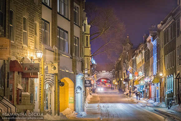 Rue Saint-Louis, Québec City, Canada