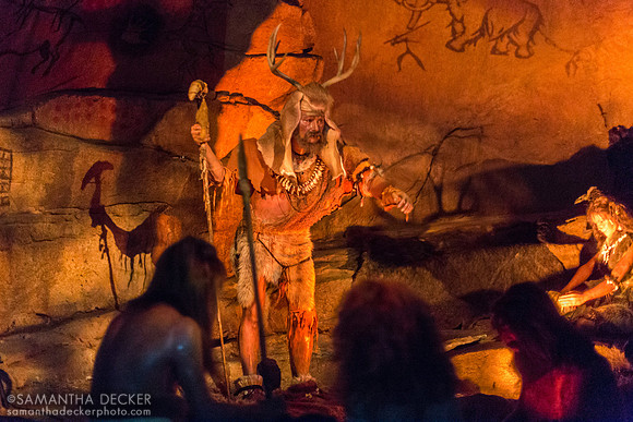 Cavemen, Spaceship Earth, Epcot, Walt Disney World