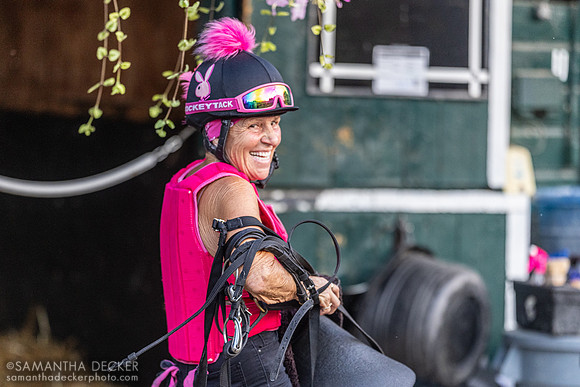 Lorna Chavez at the Jeremiah Englehart barn