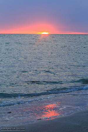 Sunset at John's Pass, Madeira Beach, FL