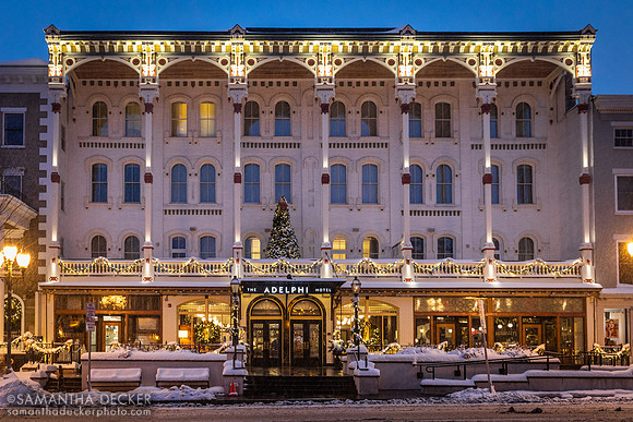 The Adelphi Hotel Decked Out for Christmas, 2019