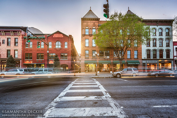 Broadway in Spring, Saratoga Springs, NY