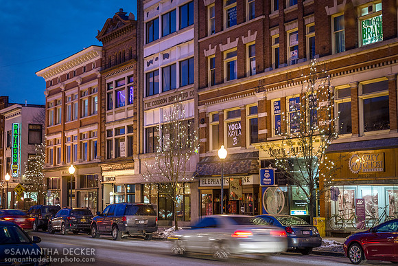 Twilight on Glen Street