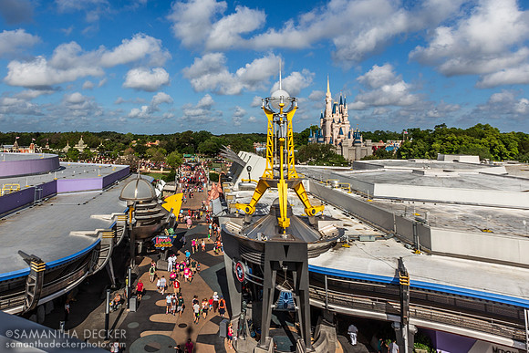 Looking Down at Tomorrowland