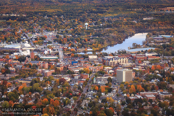 Flying Over Glens Falls