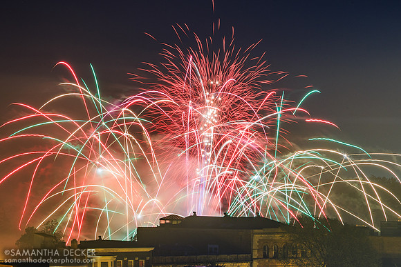 Fireworks Over Saratoga