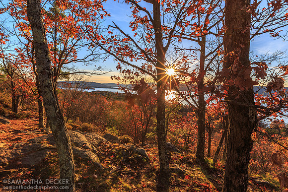 Stewarts Ledge in Fall