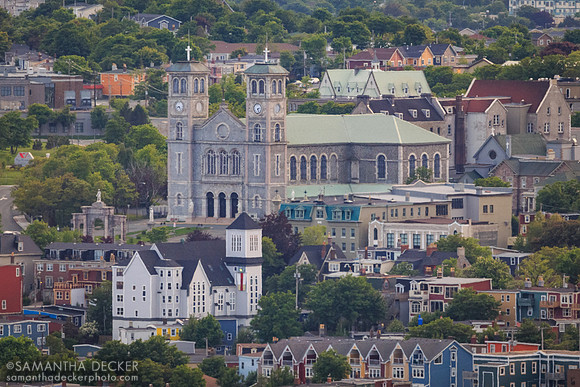 Basilica of St. John the Baptist from Signal Hill, St. John's, NL