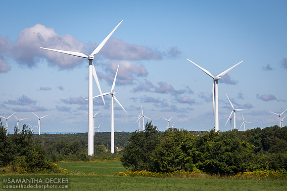 Wind Turbines, Ellenburg, NY