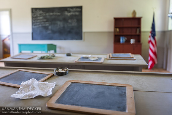 Replica School, Almanzo Wilder Farm, Burke, NY