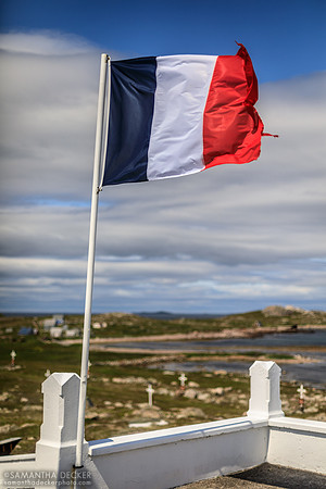 French Flag, L'Île aux Marins, French Overseas Collectivity of St. Pierre and Miquelon