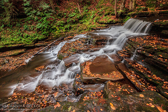 Beecher Creek Falls, Edinburg, NY, 2012