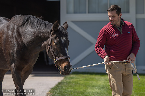 Charles Campbell and Rachel Alexandra, Stonestreet Farm, Lexington
