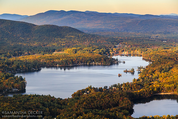 Glen Lake from Above, Queensbury, NY