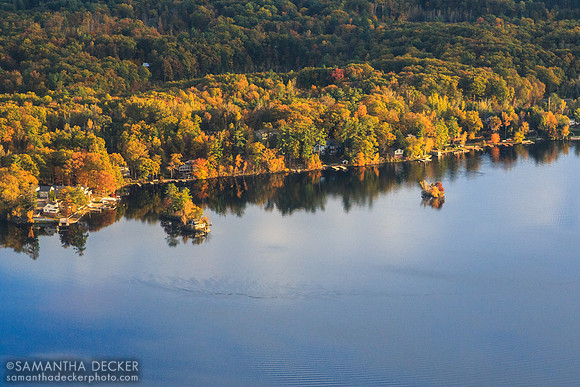 Glen Lake in Fall, Queensbury, NY
