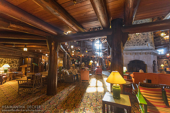 Lobby of the Fairmont le Château Montebello, Québec