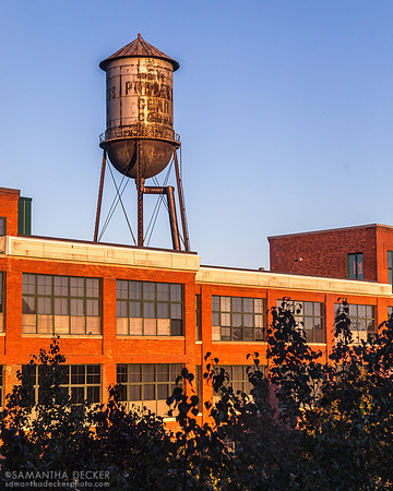 Water Tower and Apartment Building in Syracuse, NY