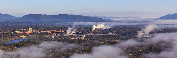 Glens Falls and Lake George, NY from Above