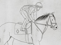 Cody's Wish Training for the Breeders' Cup at Saratoga
