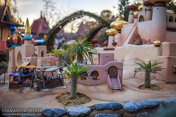Agrabah from the Storybook Land Canal Boats, Disneyland, CA