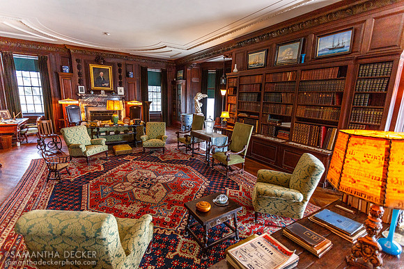 Library, FDR Home, Hyde Park, NY