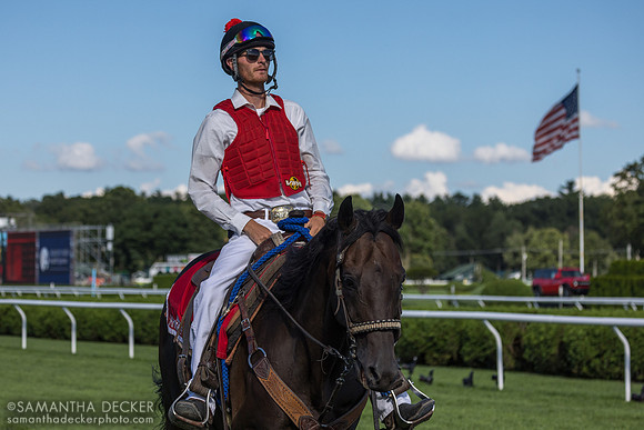 Outrider Jesse Costa on pony Chic