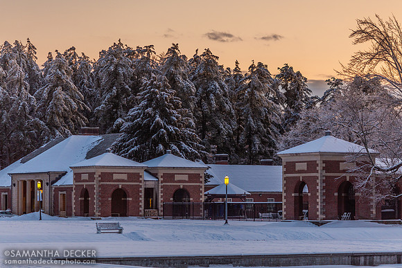 Sunset at Saratoga Spa State Park