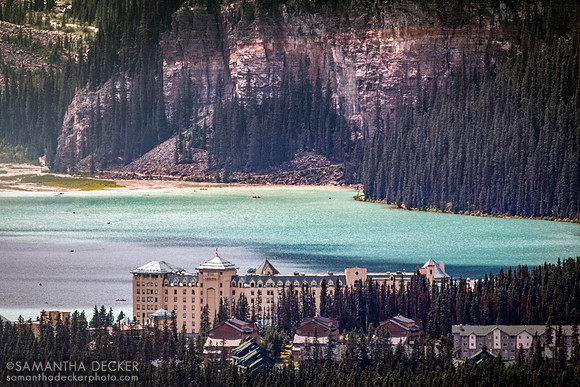 Lake Louise at 600mm, Alberta