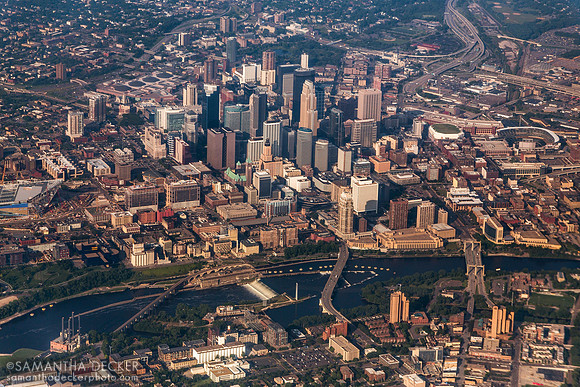 Looking Down on Minneapolis