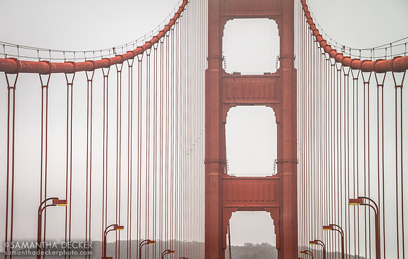 Driving on the Golden Gate Bridge