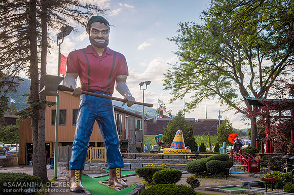 Paul Bunyan, Around the World Miniature Golf, lake George, NY, 2017