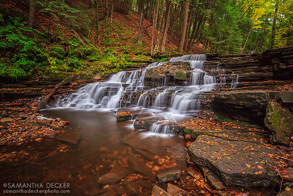 Beecher Creek Falls, Edinburg, NY, 2012