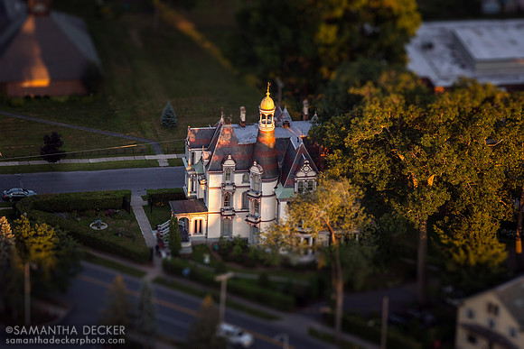 Tilt-Shift Batcheller Mansion Inn