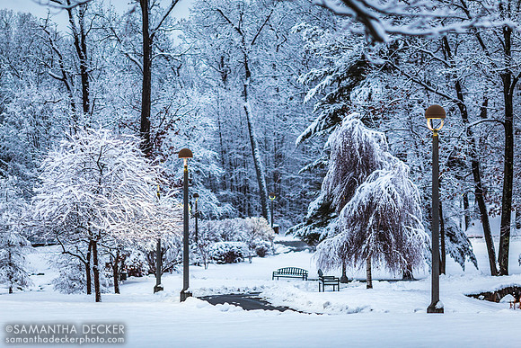 Skidmore College Campus in Winter