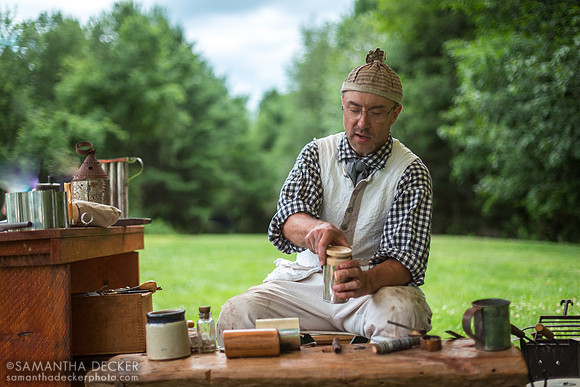 Ranger Bill the Tinsmith, Saratoga Battlefield, 2017