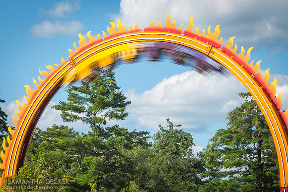 A Ride at Six Flags Great Escape, Lake George, NY, 2017