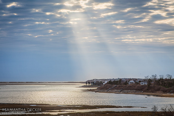 Glorious Sun Rays, Fort Hill, Eastham