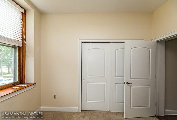 Bedroom looking towards closet