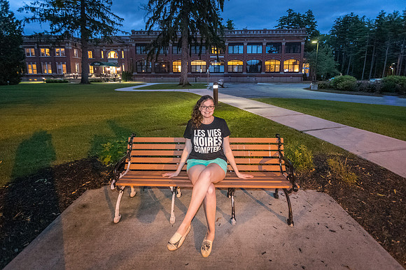 Me in front of my new home, June 2020