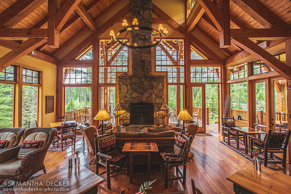 Cathedral Mountain Lodge Dining Hall