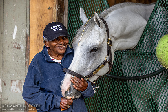 Erma Scott with Arthur's Ride