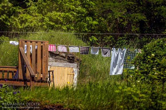 Laundry in Trinity, Newfoundland