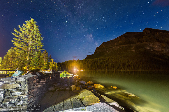 Milky Way Over Lake Louise