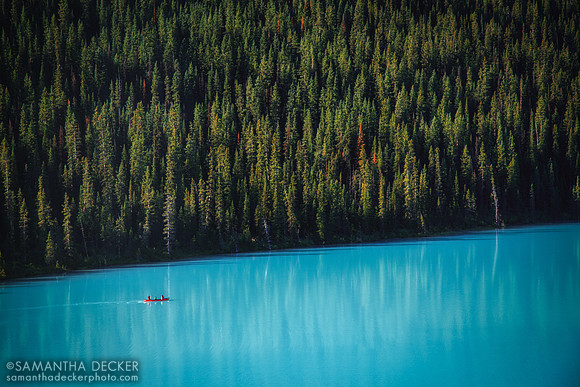 A View from the Fairmont Chateau Lake Louise